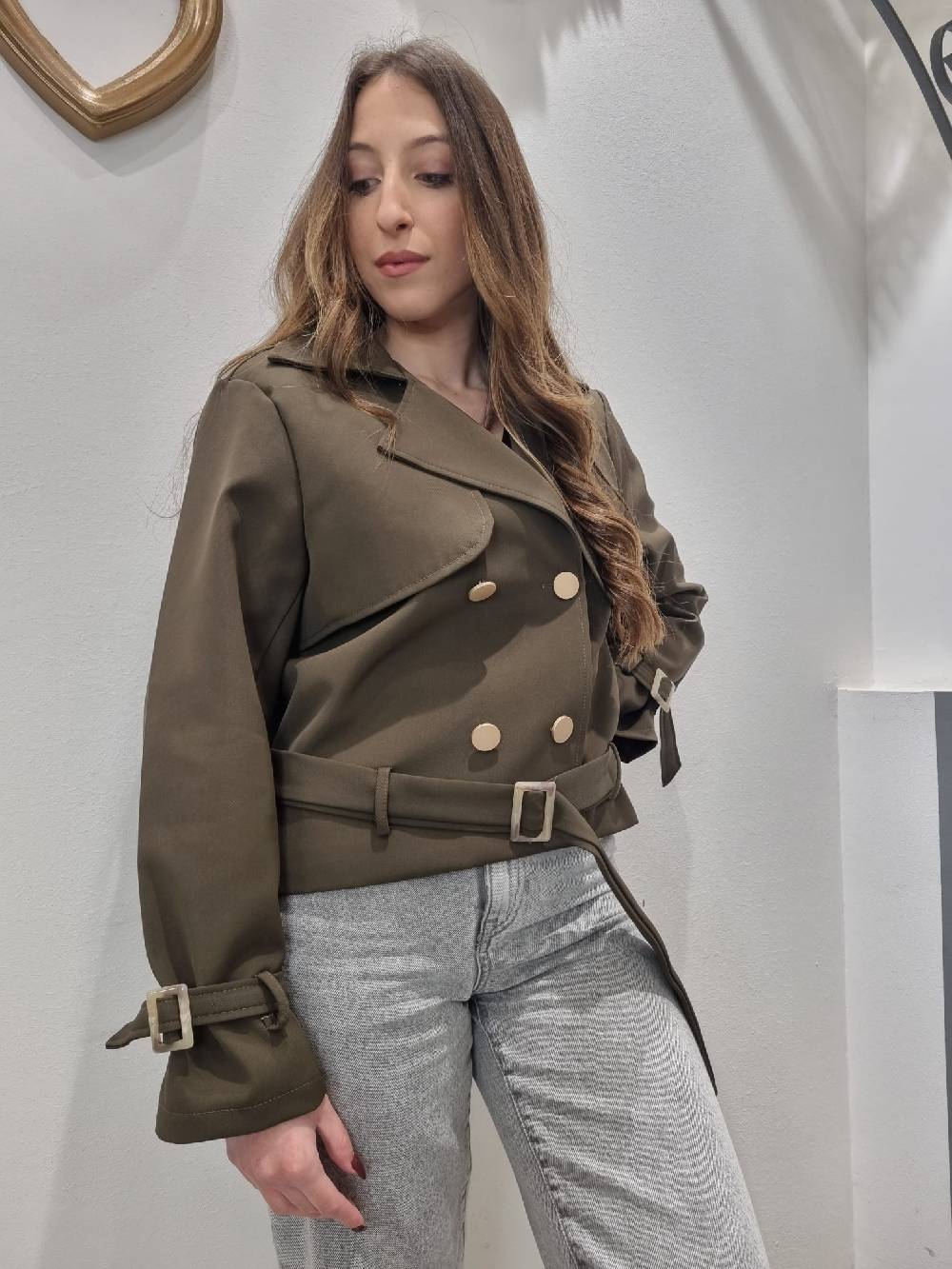 Le Chicche Trench Crop Nuovo