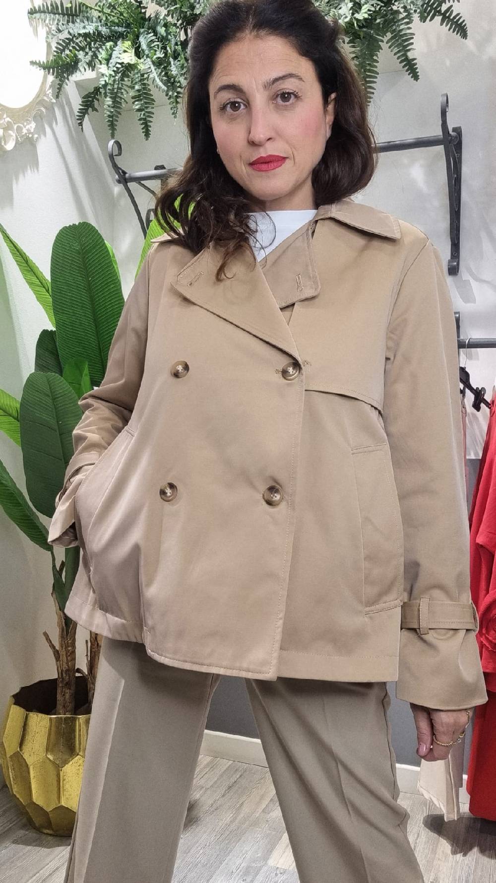 Le Chicche Trench Midi Biscotto Promozione