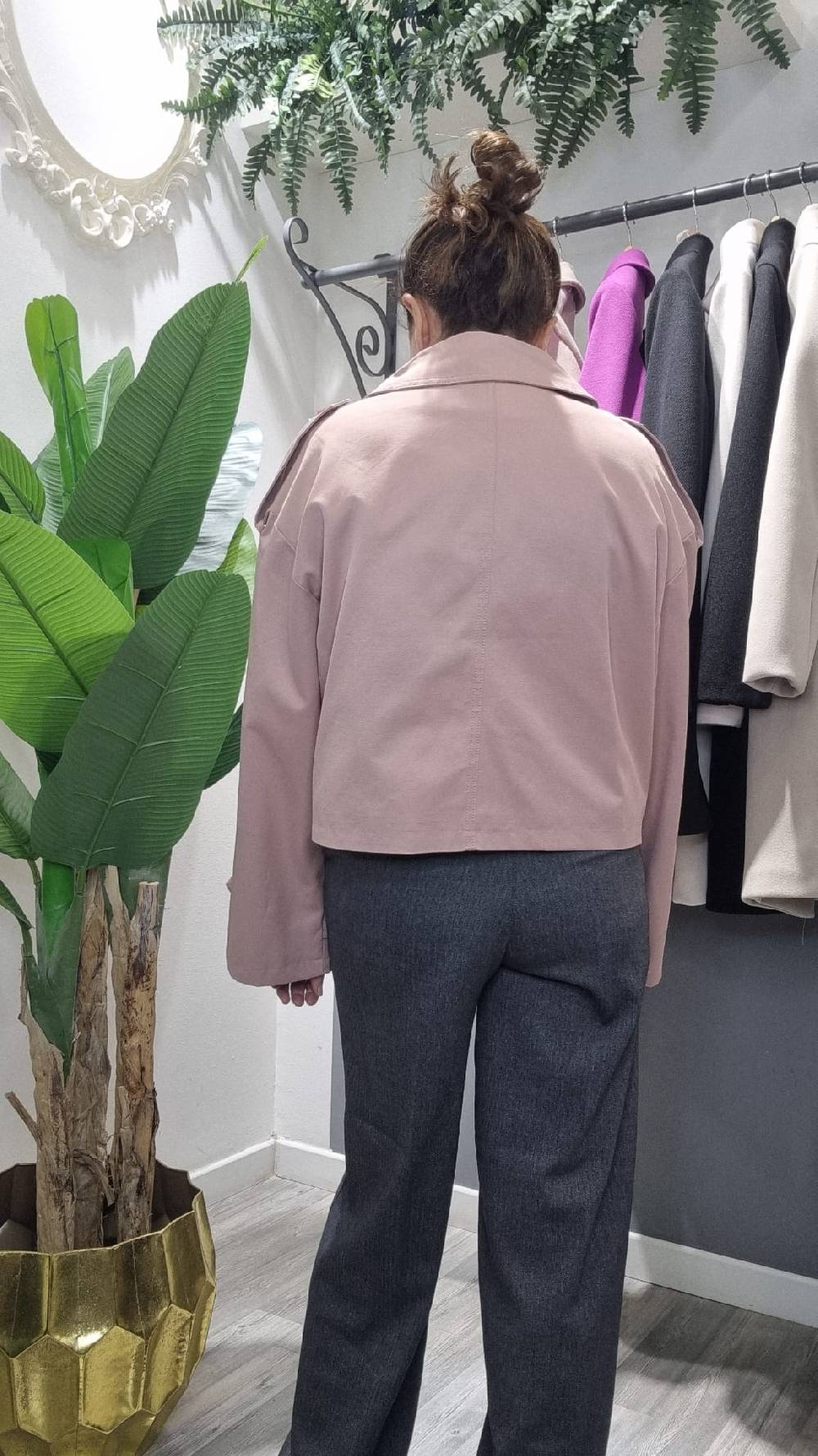 Le Chicche Trench Rosa Spedizione Gratuita