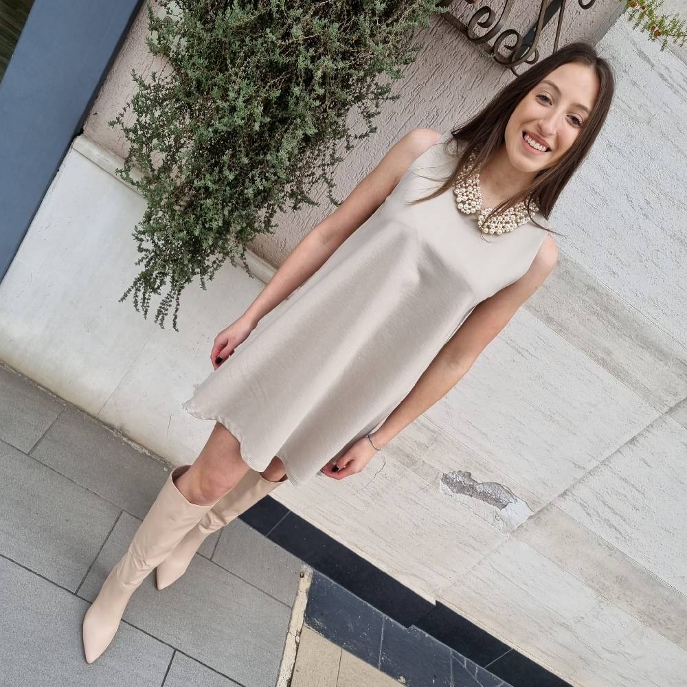 Le Chicche Abito Crema Shopping Online