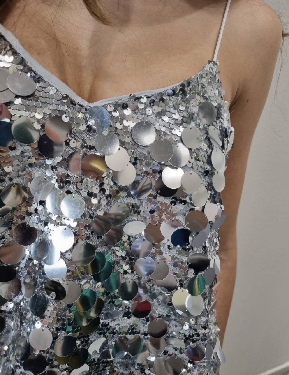 Le Chicche Top Paillettes Vendita Calda