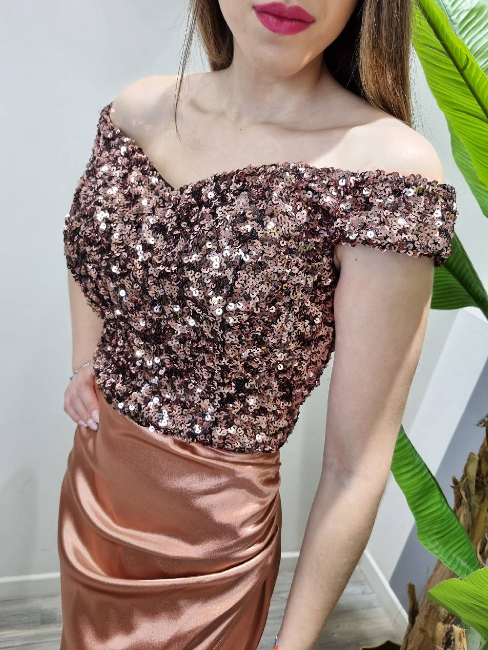 Le Chicche Top Crop Paillettes 942 Italy
