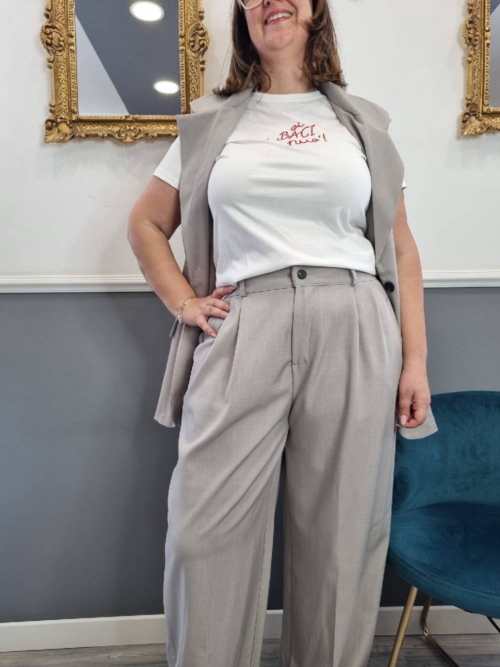Le Chicche Tailleur Sabbia Curvy Sottocosto
