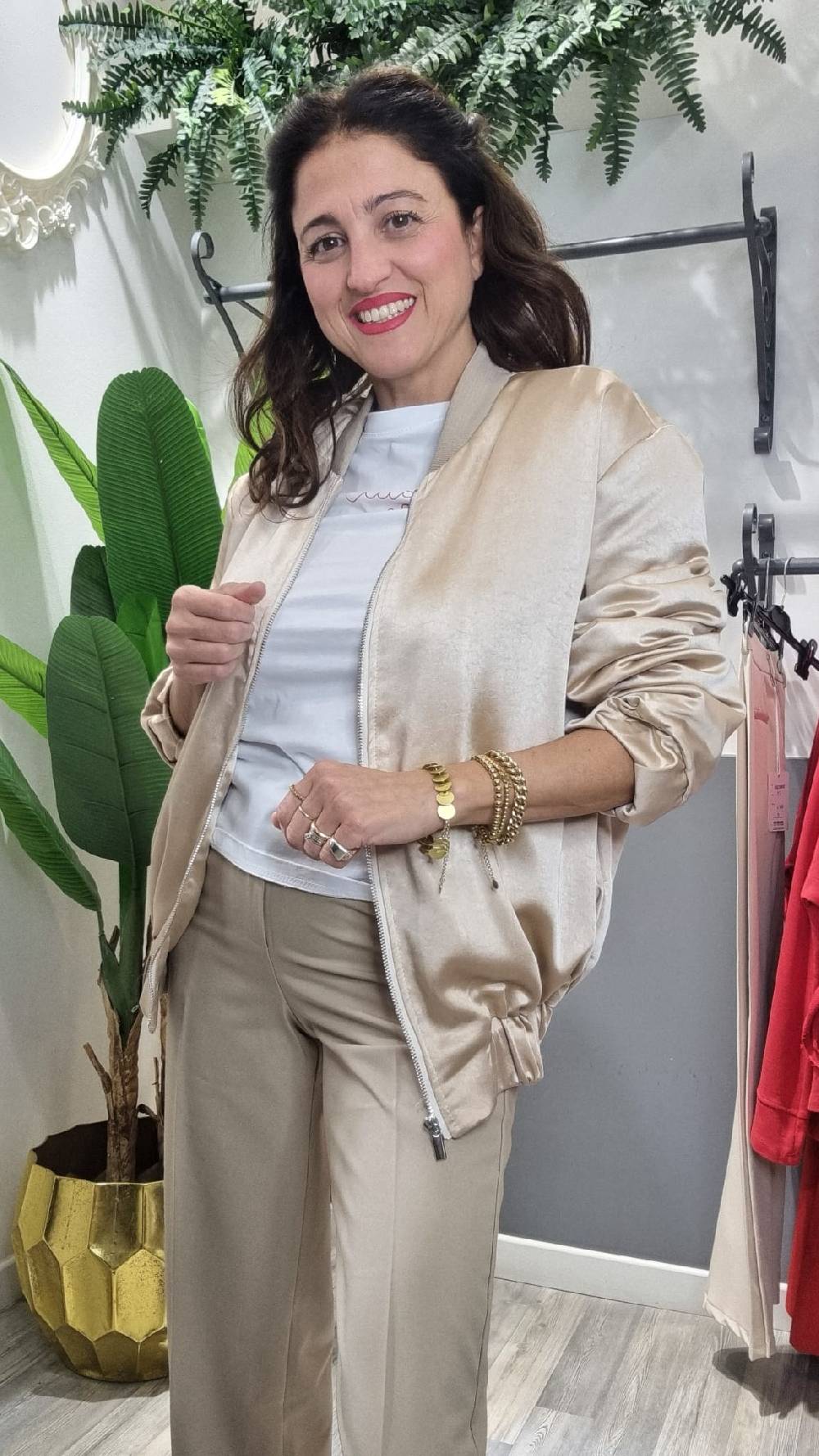 Le Chicche Bomber Rosa Satinato Offerte