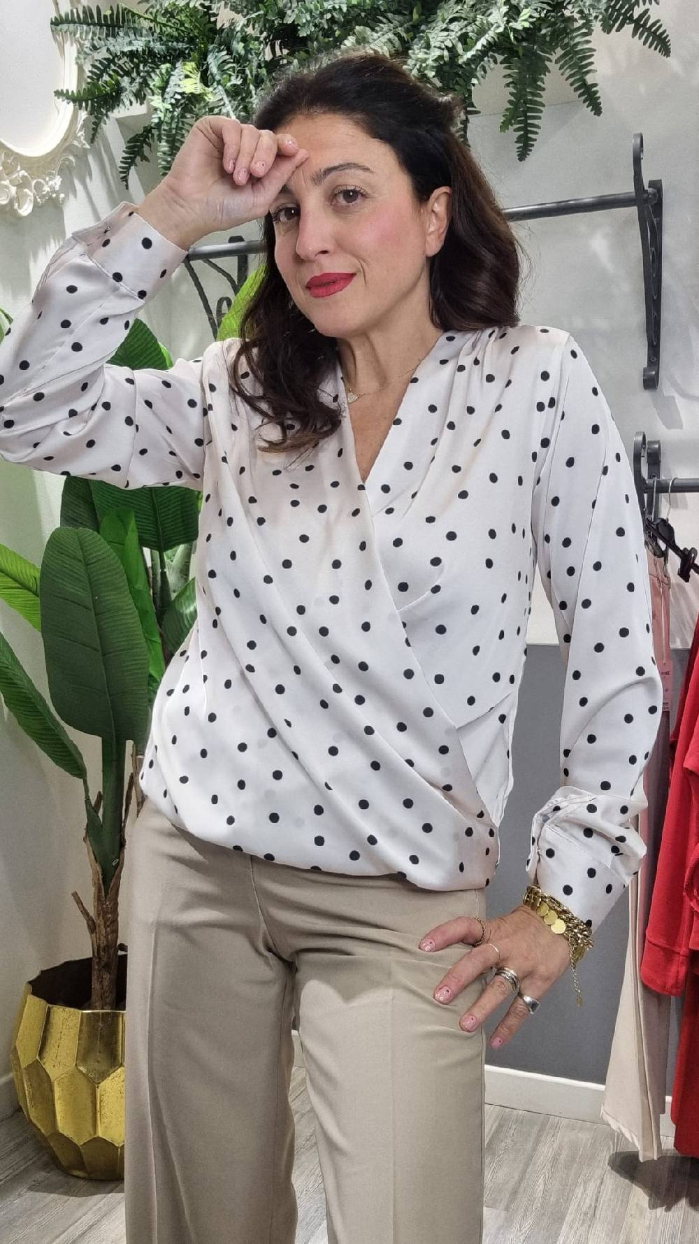 Le Chicche Blusa Incrocio Fantasia Pezzi Unici