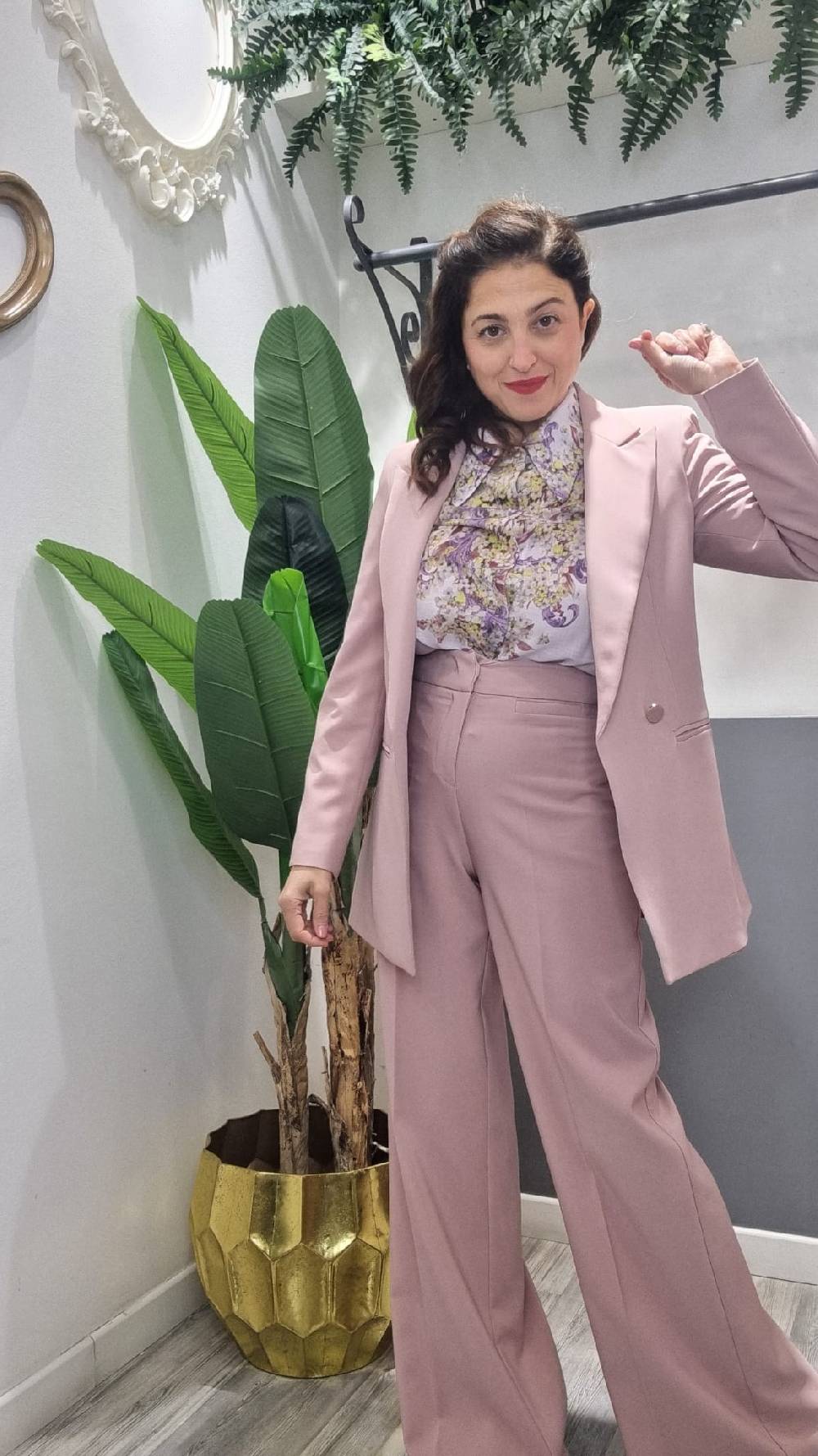 Le Chicche Tailleur Rosa Antico In Vendita