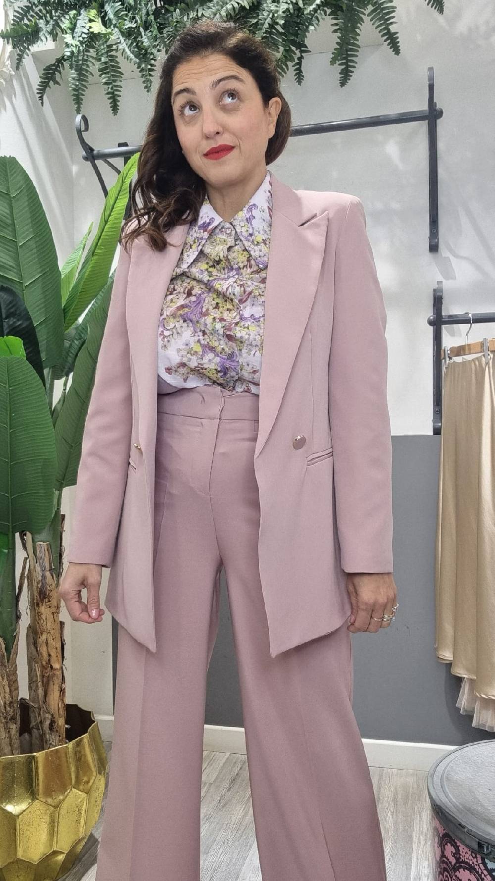 Le Chicche Tailleur Rosa Antico In Vendita