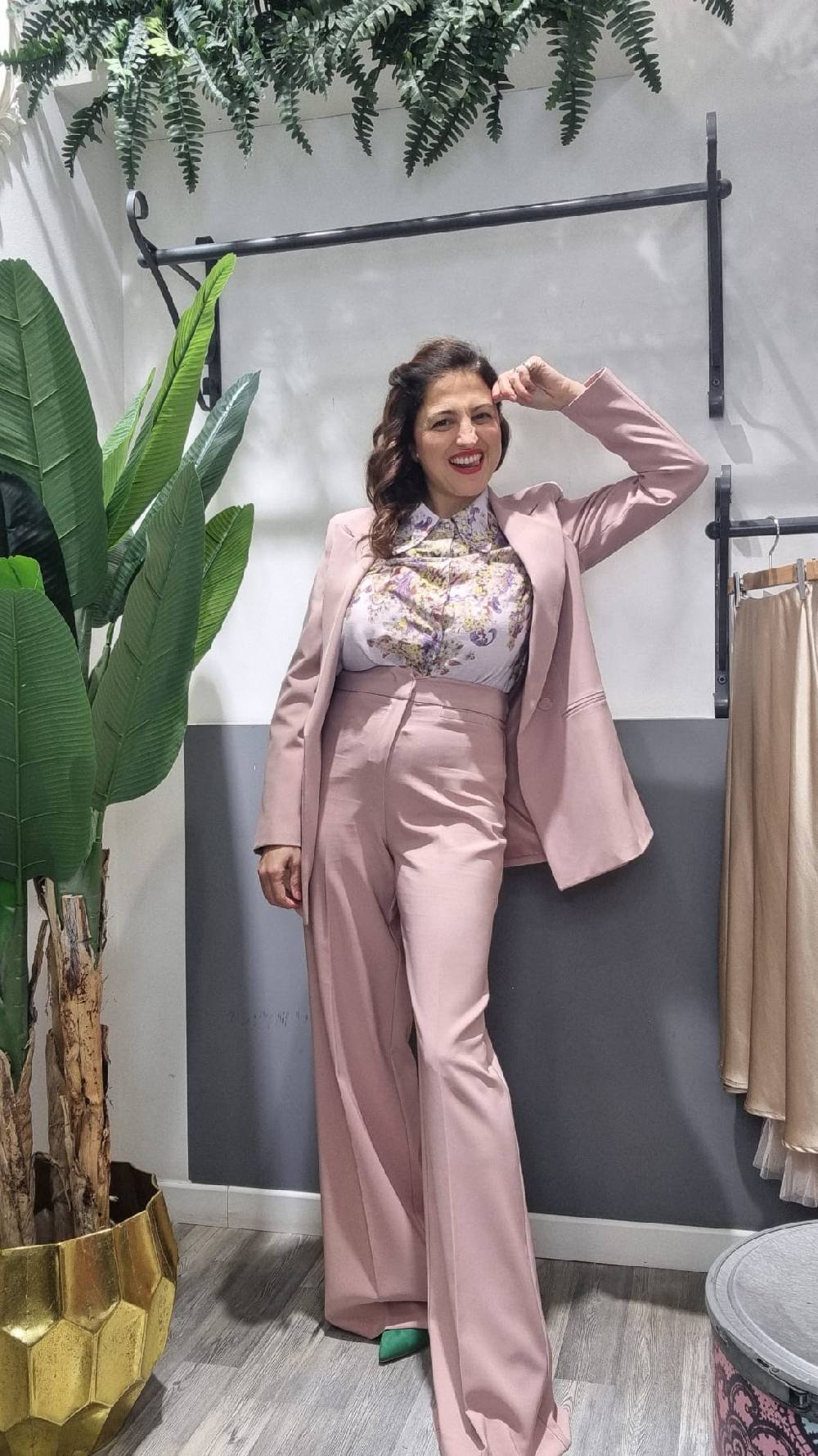 Le Chicche Tailleur Rosa Antico In Vendita