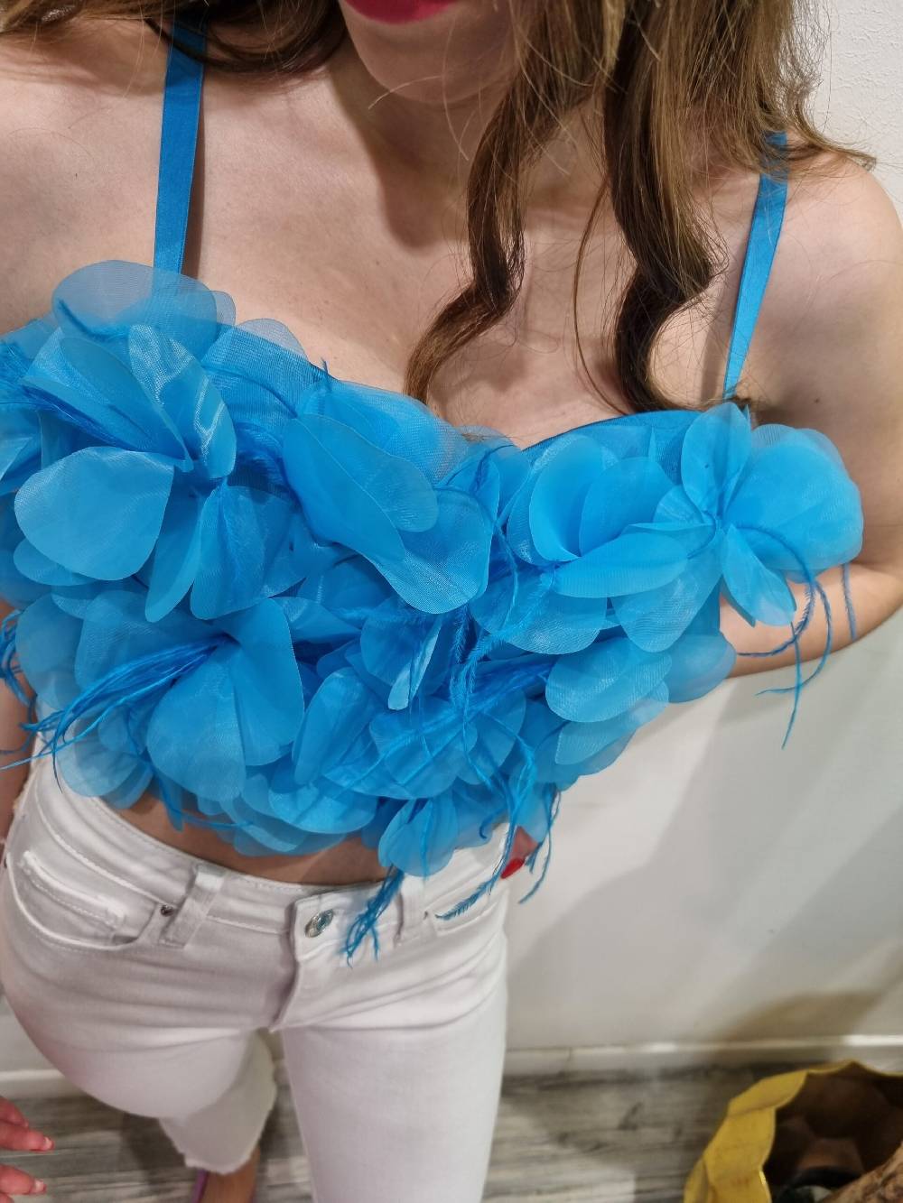 Le Chicche Bustier Azzurro Pool In Saldo