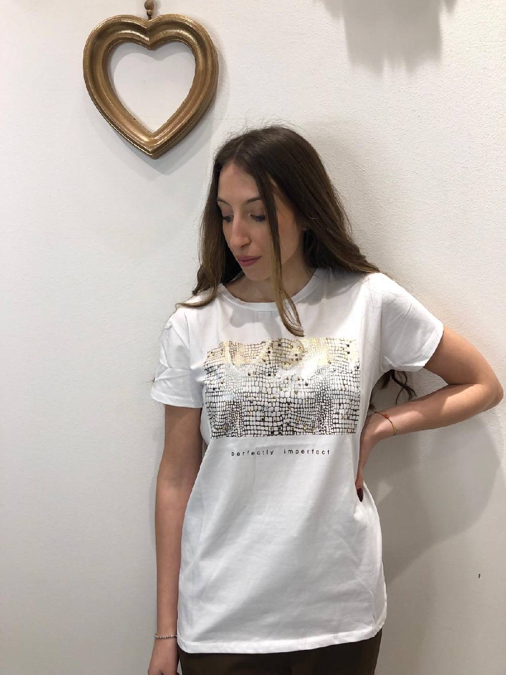 Le Chicche T-shirt Perfectly Imperfect Nuovo