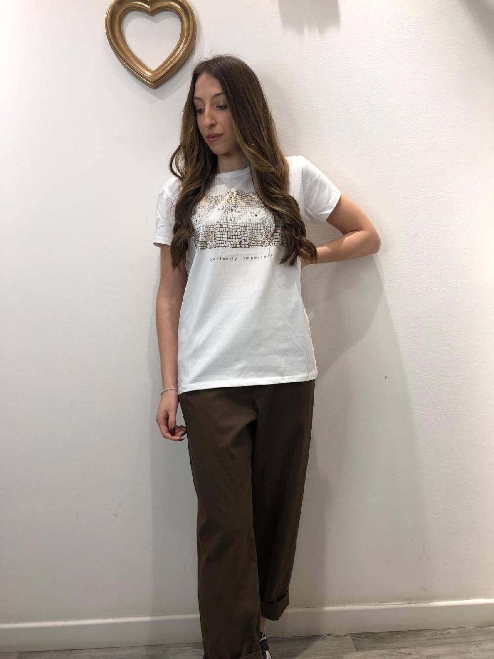 Le Chicche T-shirt Perfectly Imperfect Nuovo