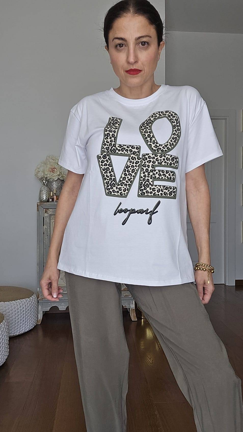 Le Chicche T-shirt Love Maculato Moda