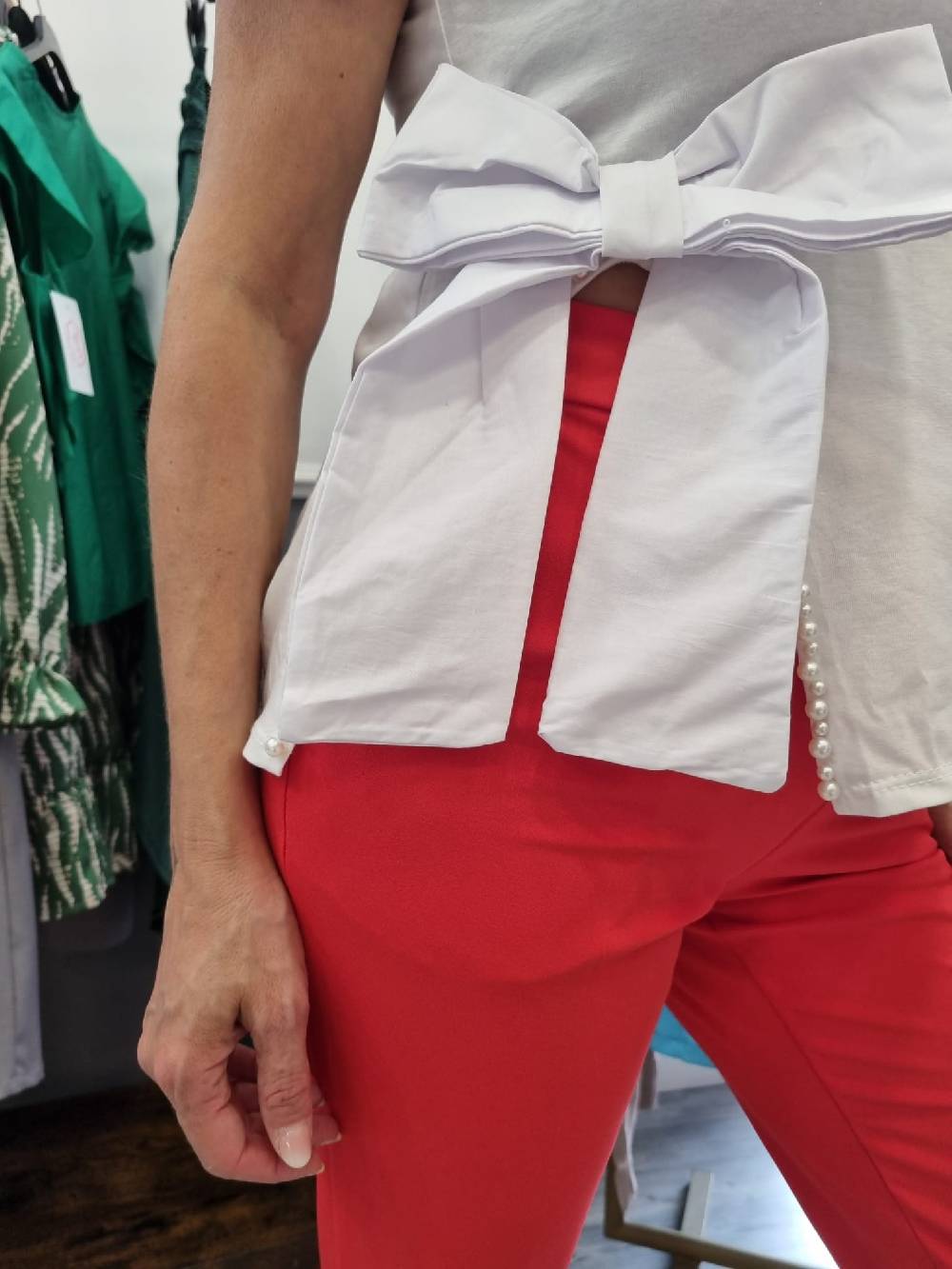 Le Chicche T-shirt Fiocco e Perle 683 Negozi Online