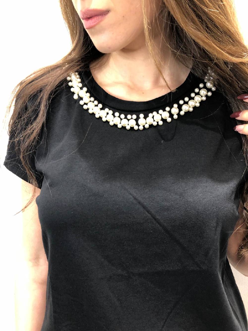 Le Chicche T-shirt Girocollo Perle Fino Al -60%