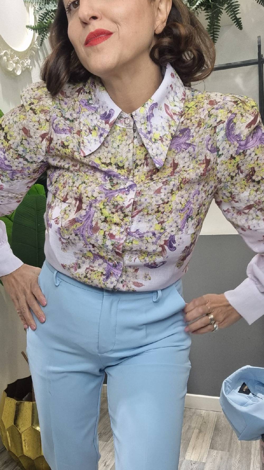 Le Chicche Camicia Flowers Outlet