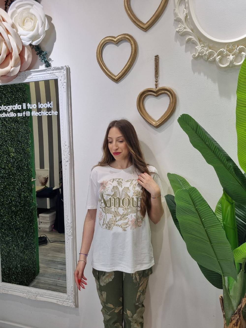 Le Chicche T-shirt Amour Vendita Calda