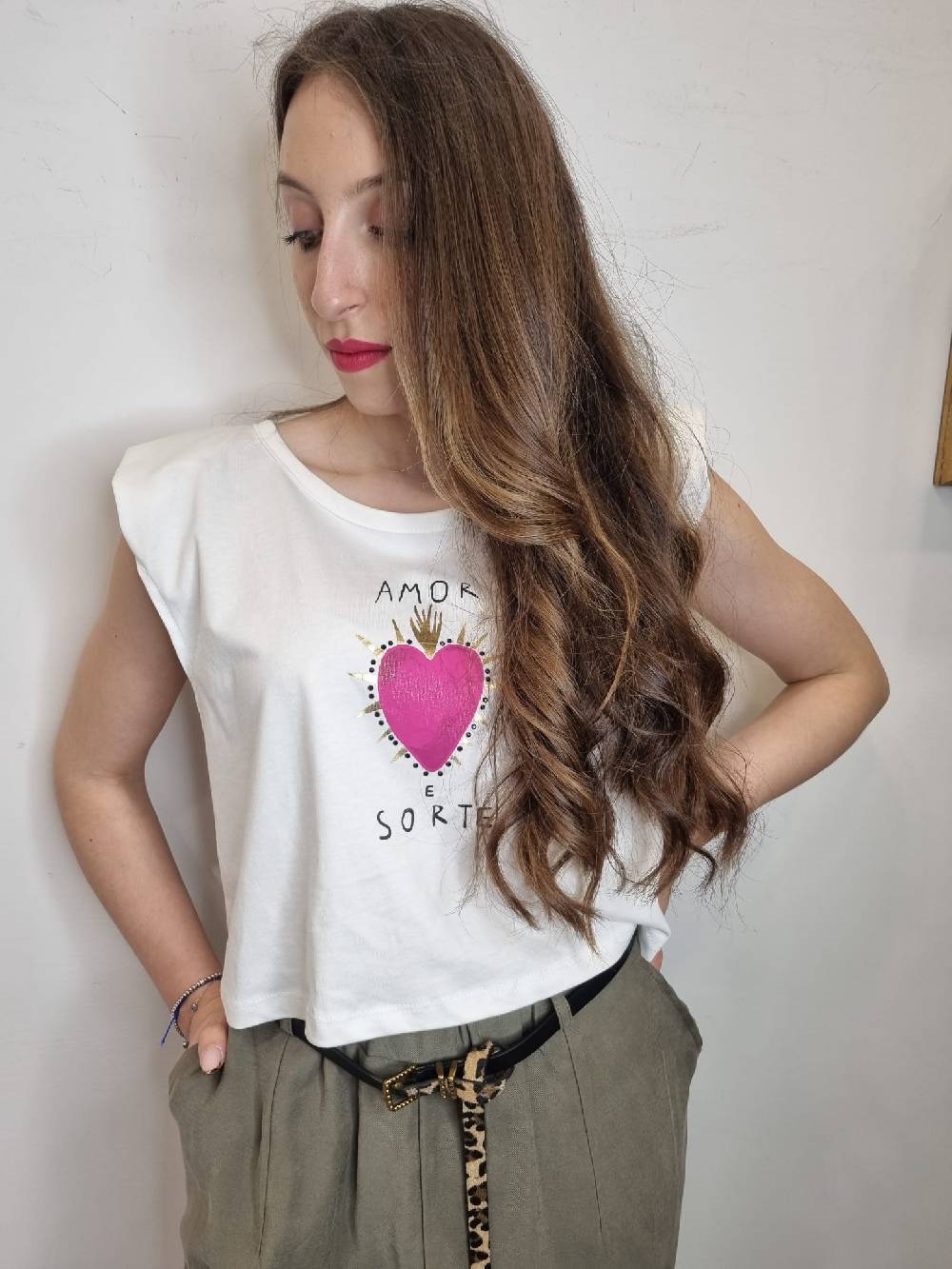 Le Chicche T-shirt “Amor e Sorte” Italy