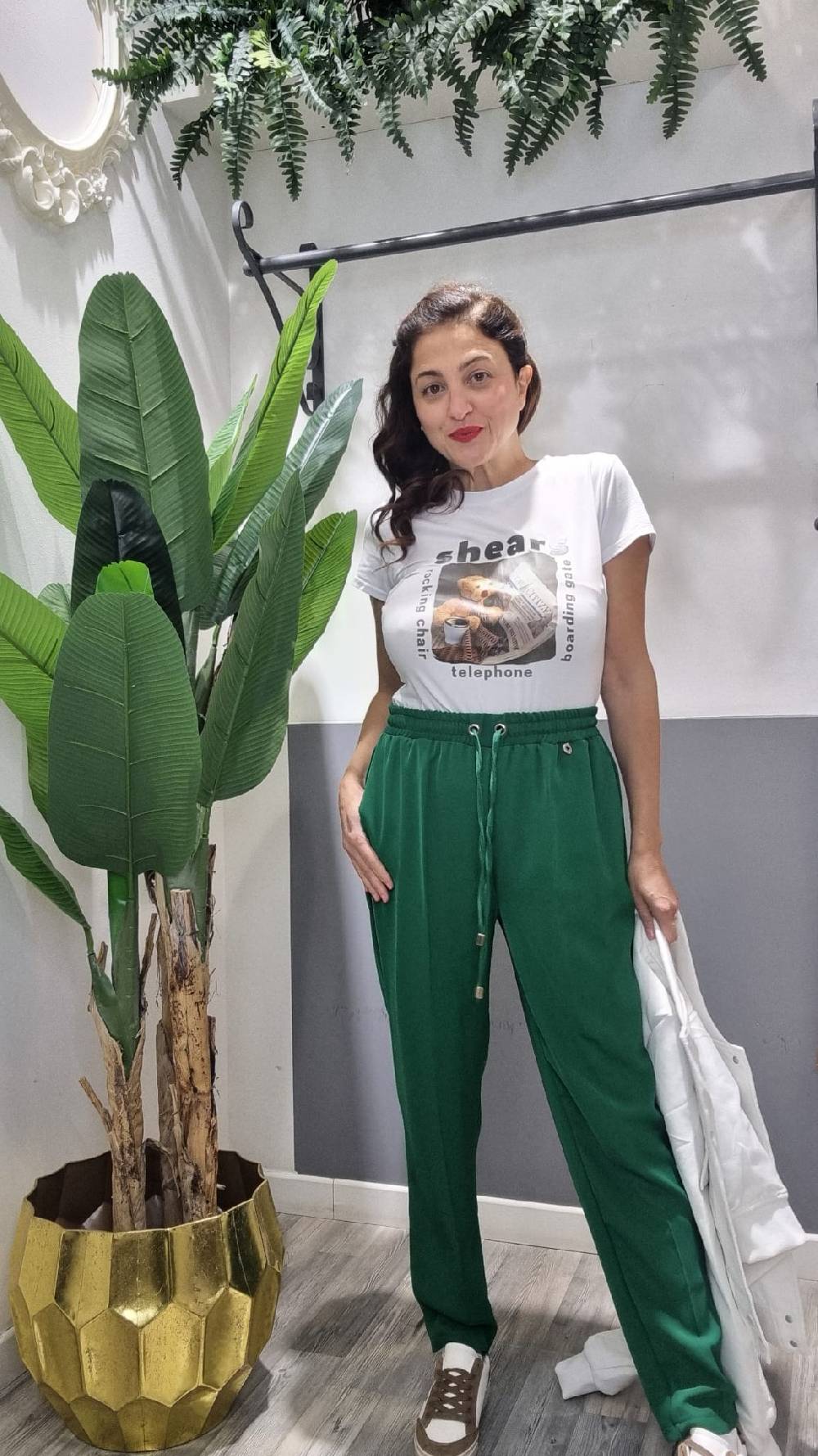 Le Chicche Pantalone Verde 213 Prezzo di fabbrica