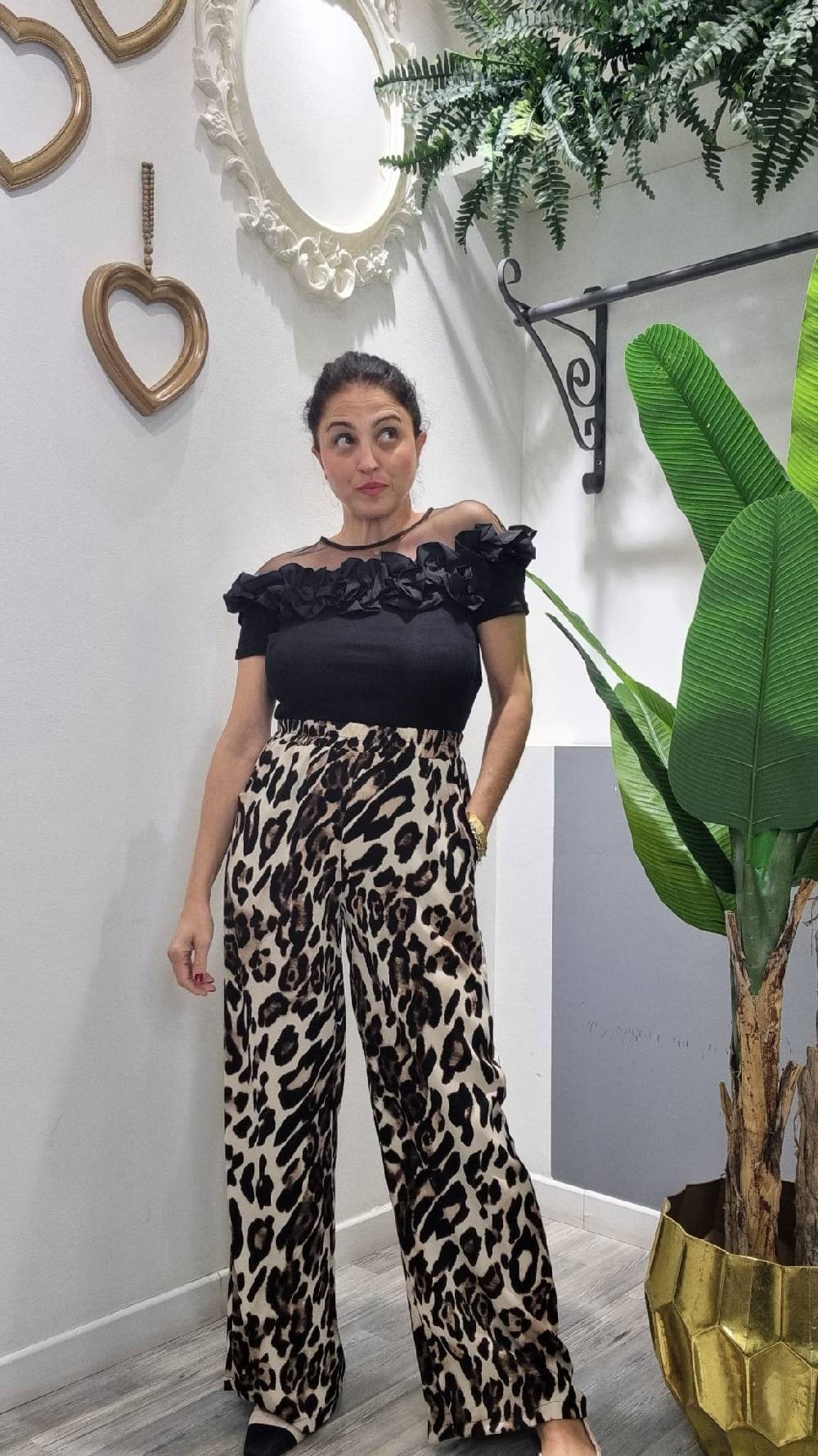 Le Chicche Pantalone Maculato Enormi sconti