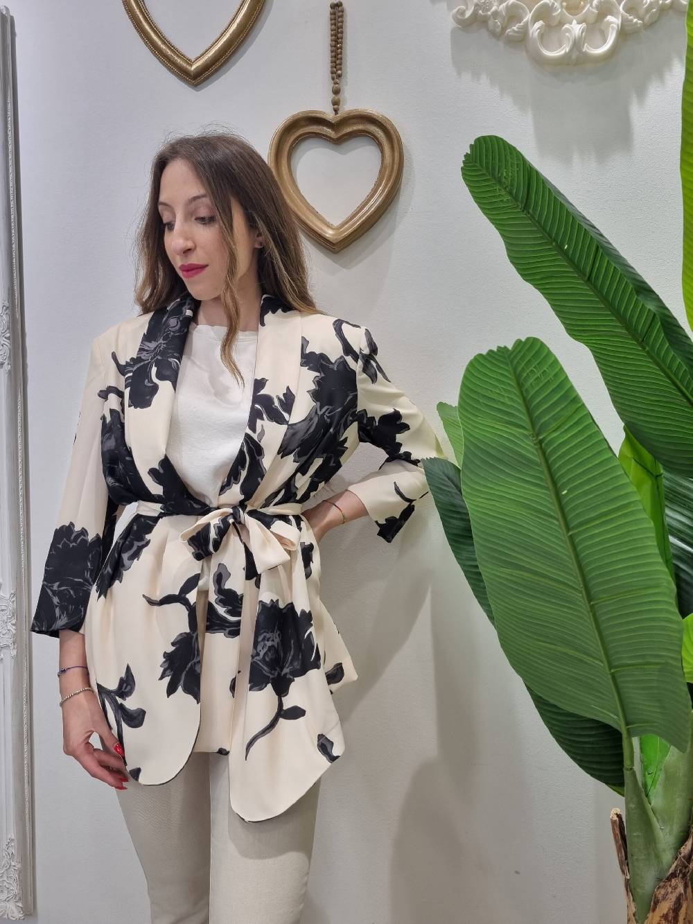 Le Chicche Giacca Kimono Fantasia In Saldo