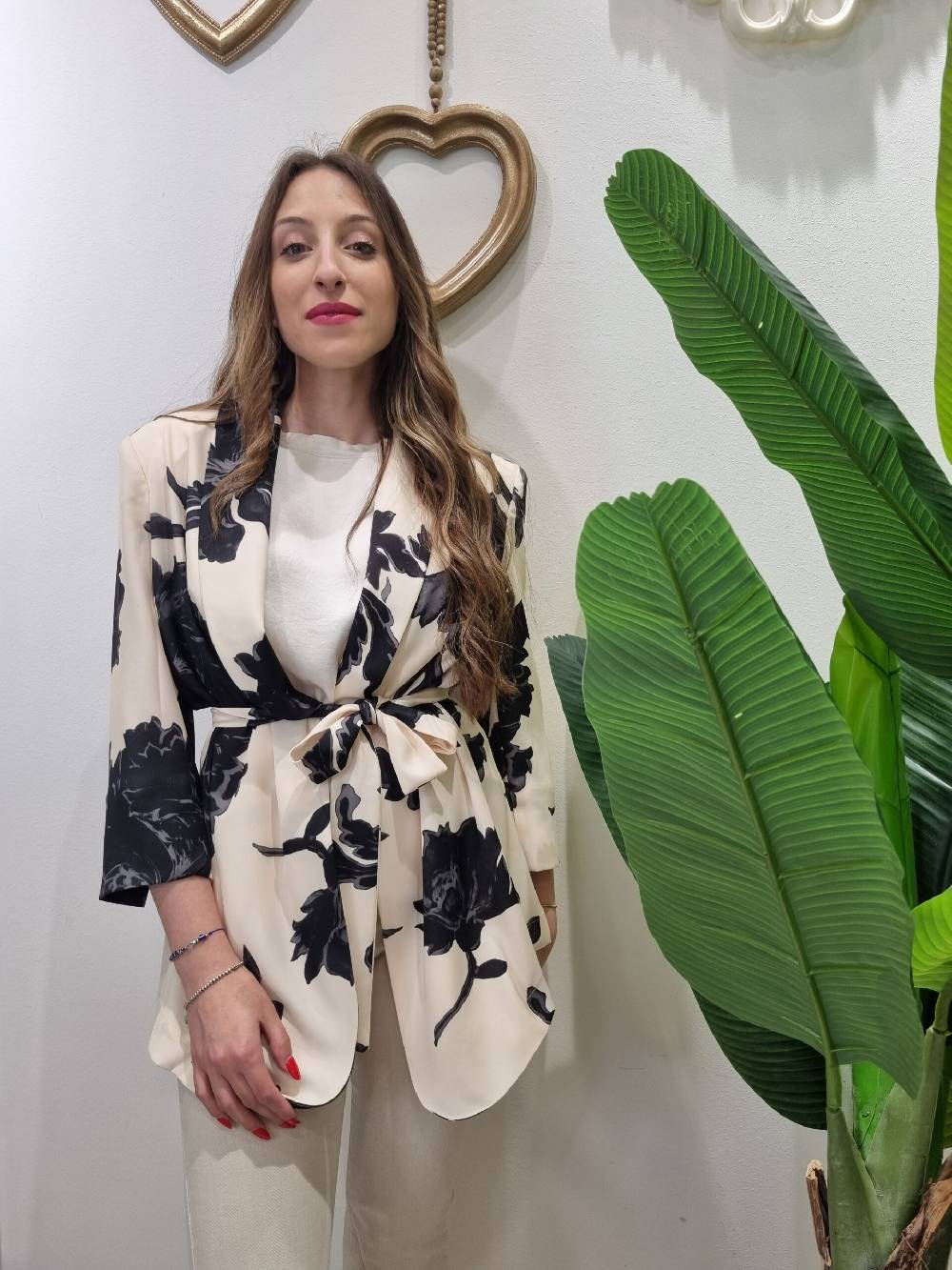 Le Chicche Giacca Kimono Fantasia In Saldo