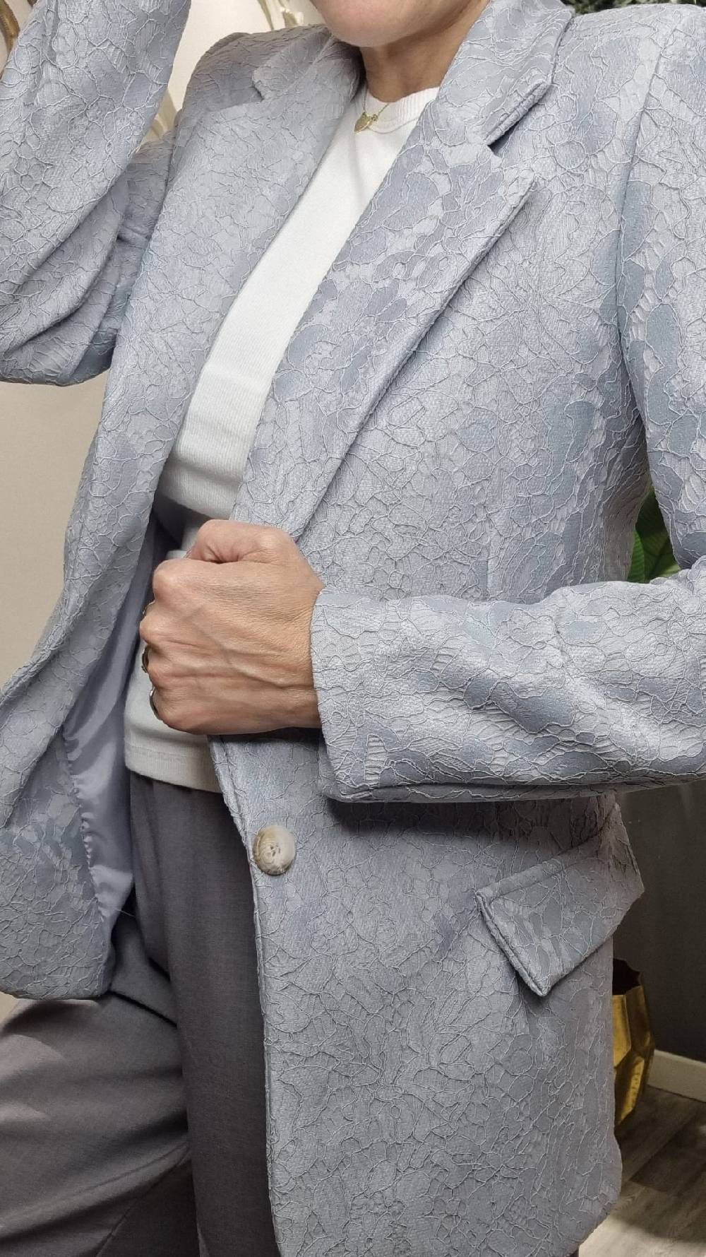 Le Chicche Giacca Neoprene Pizzo Nuova