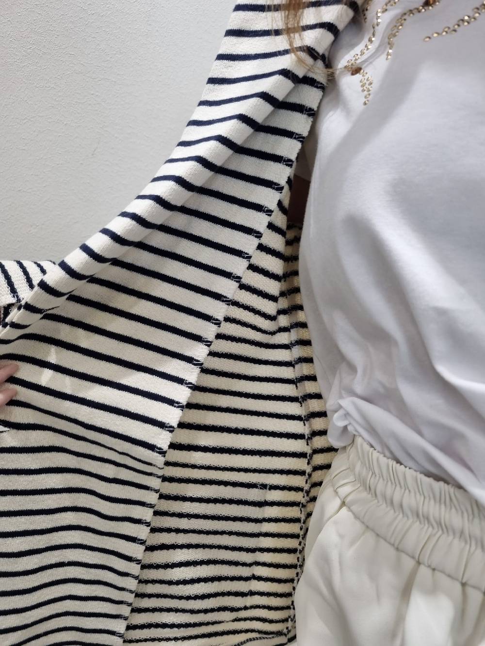 Le Chicche Giacca Righe Moda