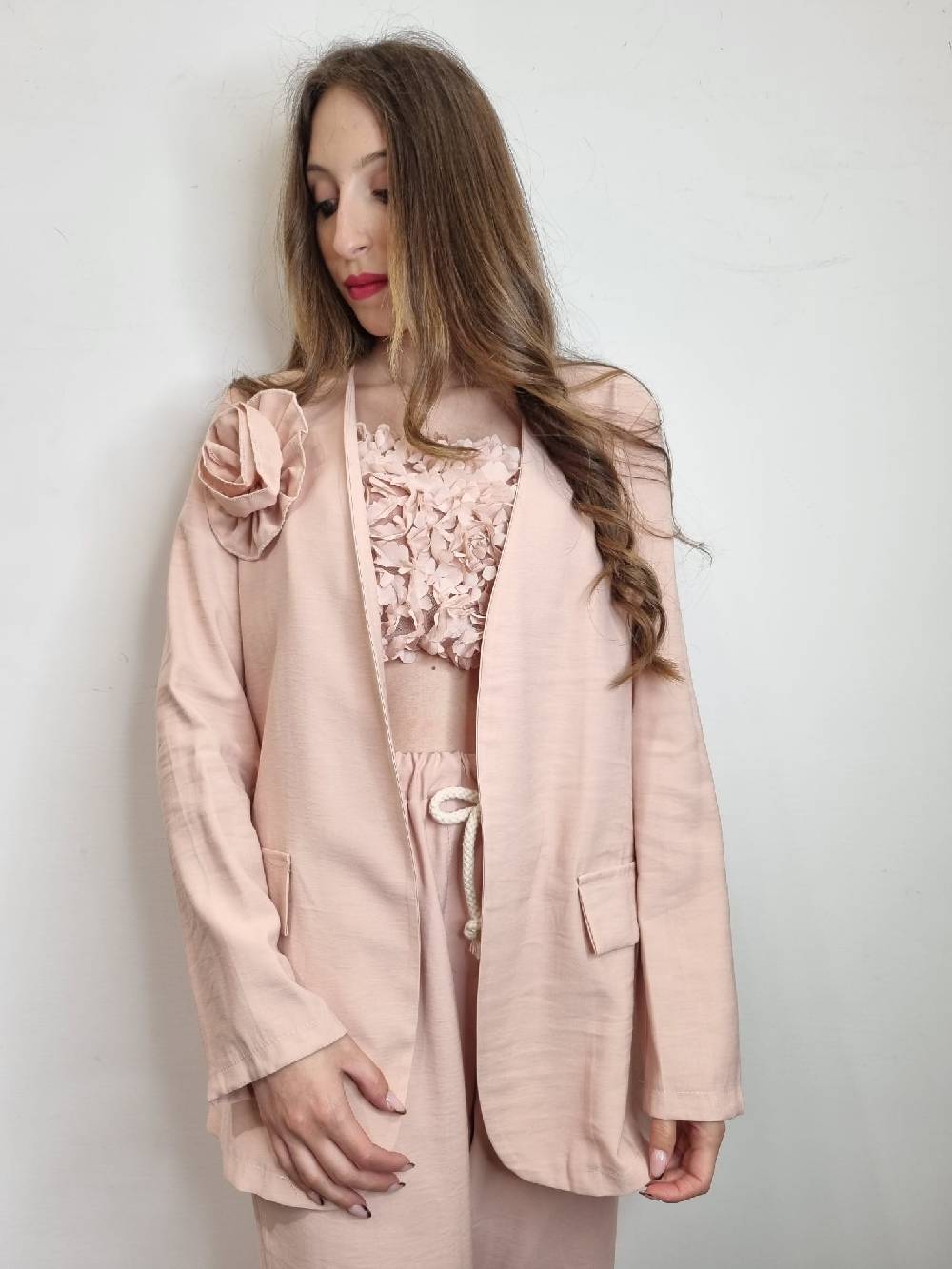 Le Chicche Giacca Sfoderata Rosa 212 Comprare a buon mercato