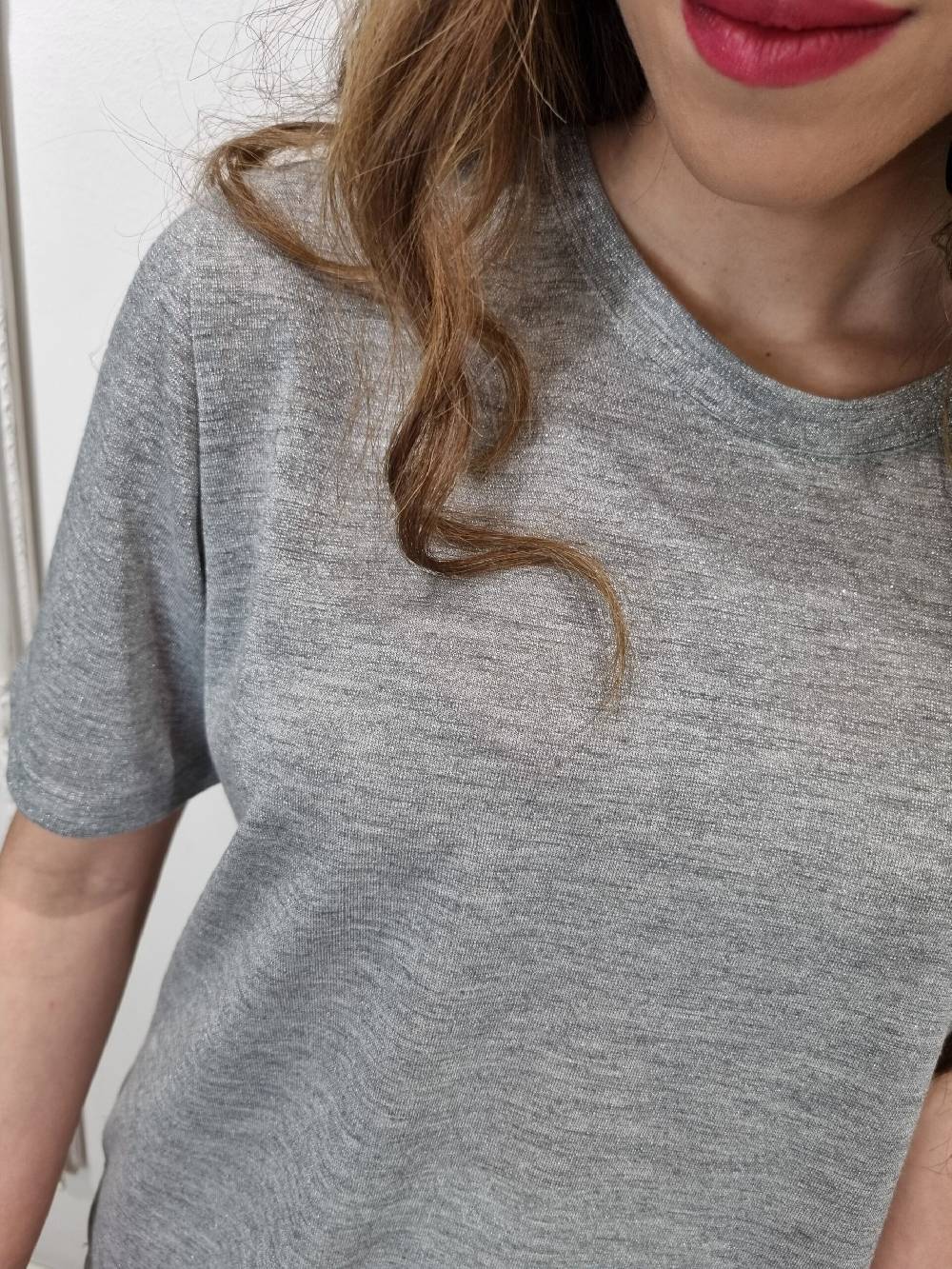 Le Chicche Maglia Lurex Silver Enormi risparmi