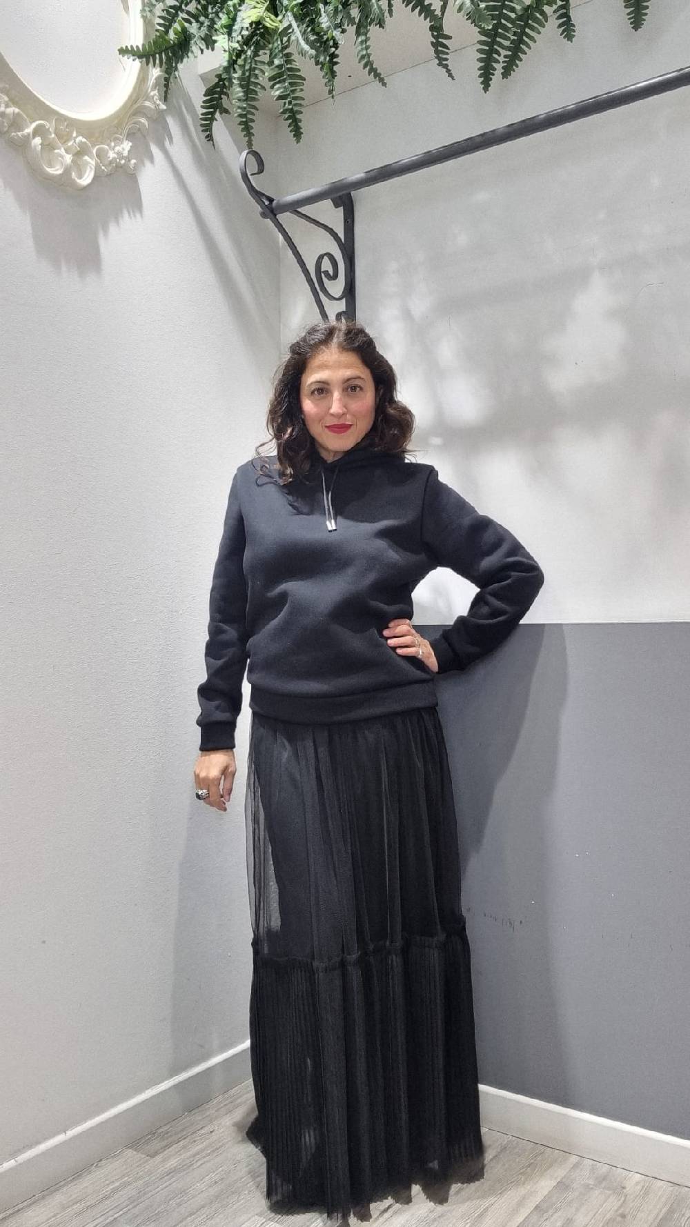Le Chicche Gonna Tulle Nera Vendita Economica