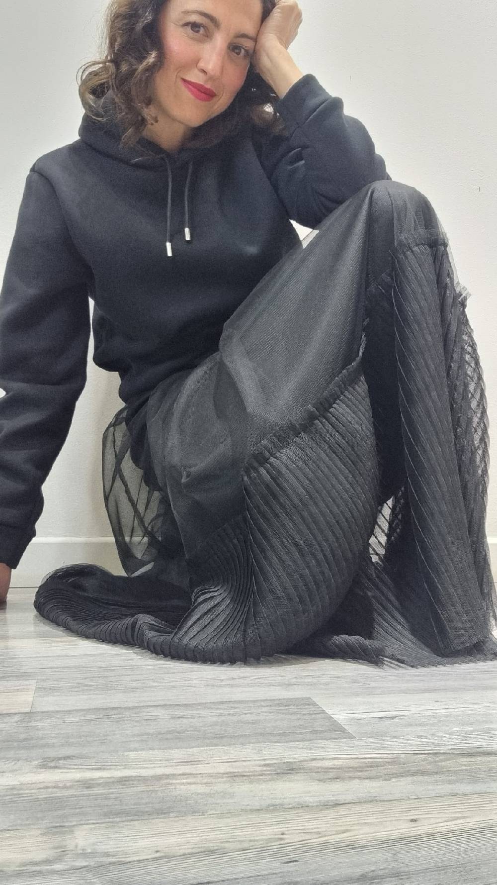 Le Chicche Gonna Tulle Nera Vendita Economica
