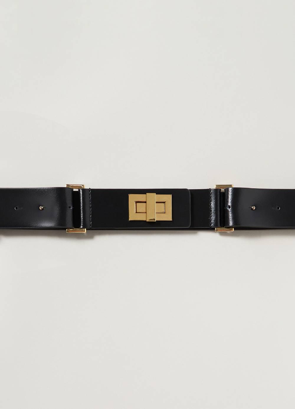 LES COPAINSCintura in vera pelle con monogramma Shopping Online