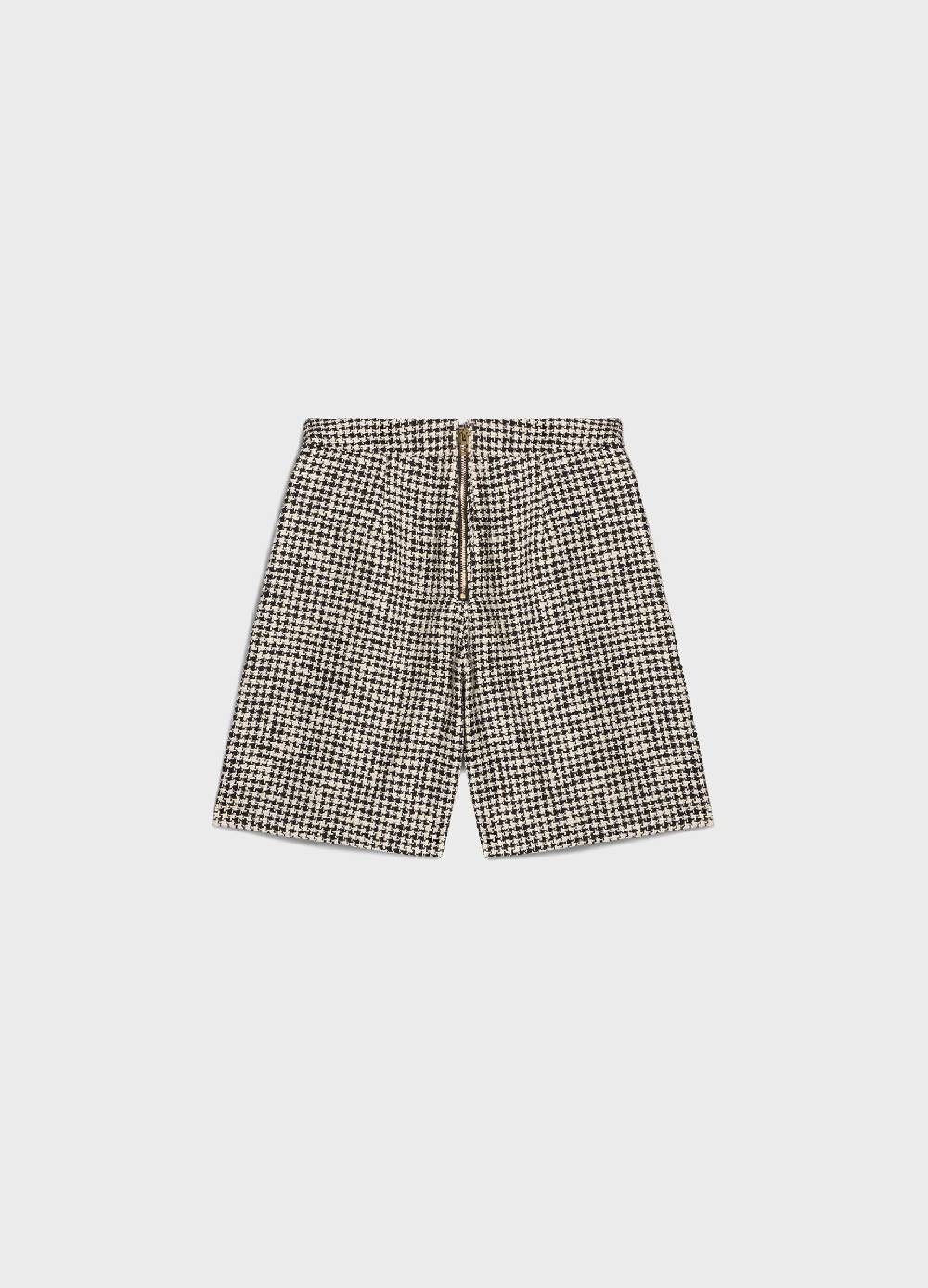 LES COPAINSPantaloni short motivo pied de poule Offerta