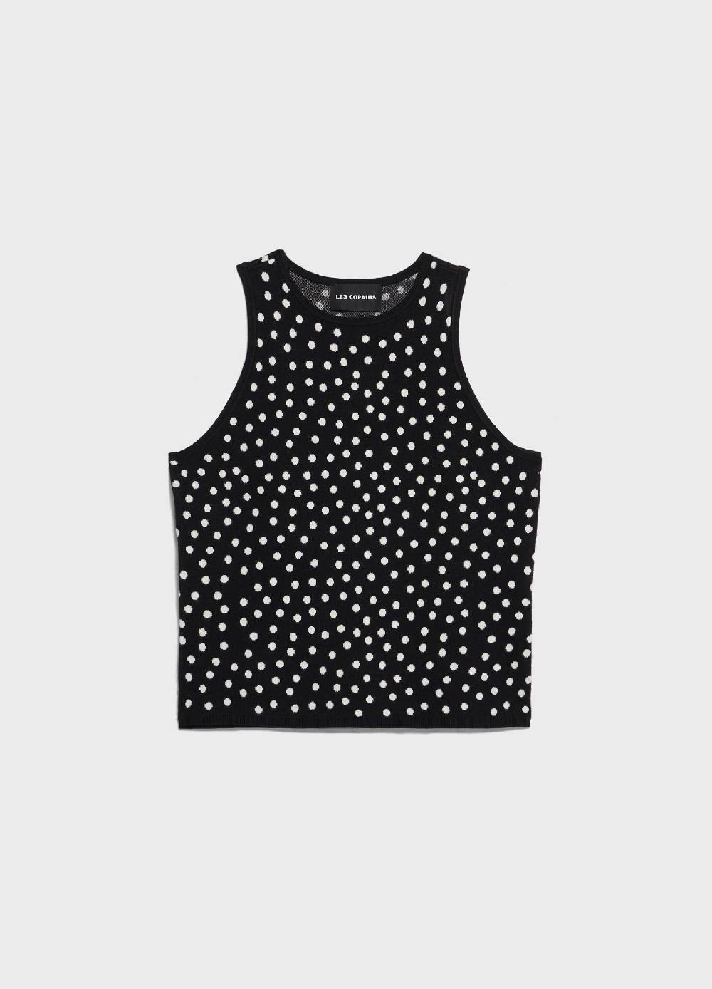 LES COPAINSTop smanicato a pois Online