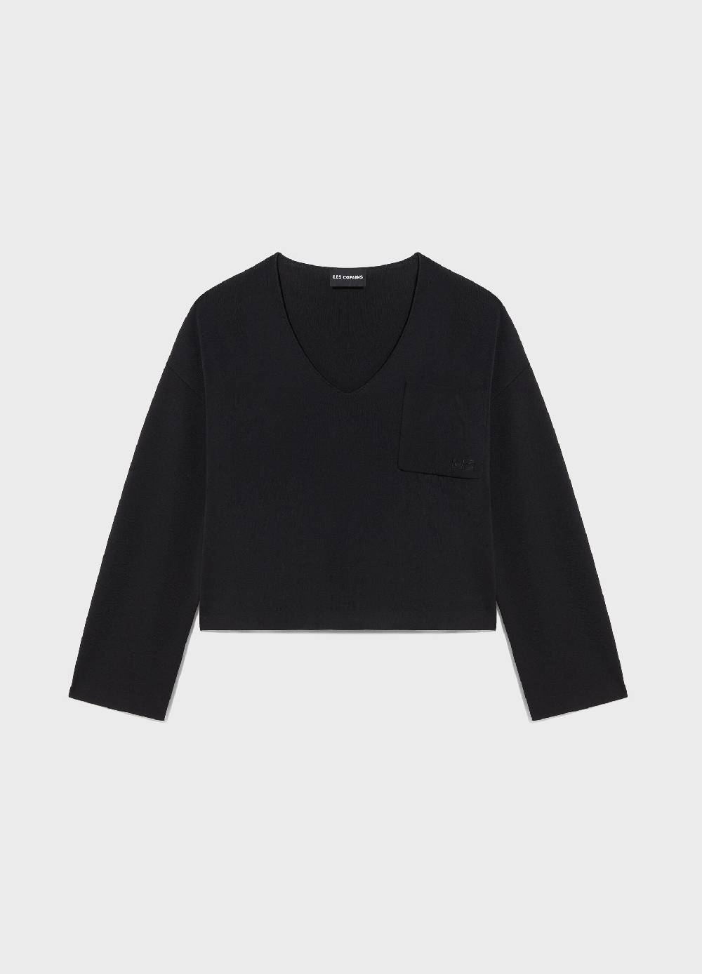 LES COPAINSMaglia tricot con scollo a V in misto viscosa Officina