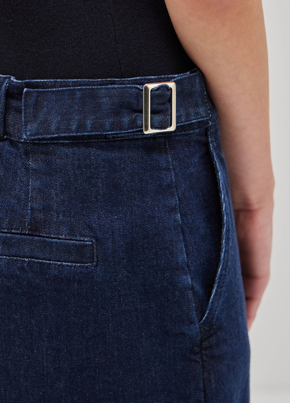 LES COPAINSGonna lunga di jeans con spacco 50% di sconto per tempo limitato