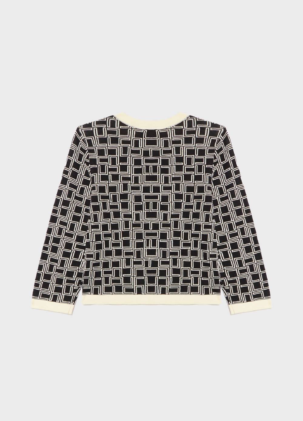 LES COPAINSCardigan tricot in puro cotone In Saldo