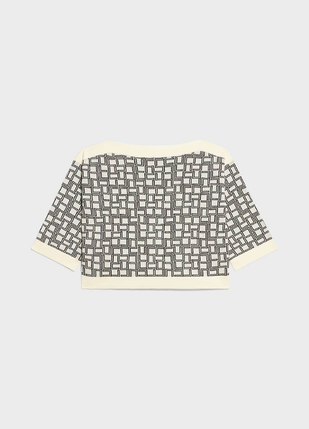 LES COPAINSMaglia tricot a maniche corte in puro cotone Moda