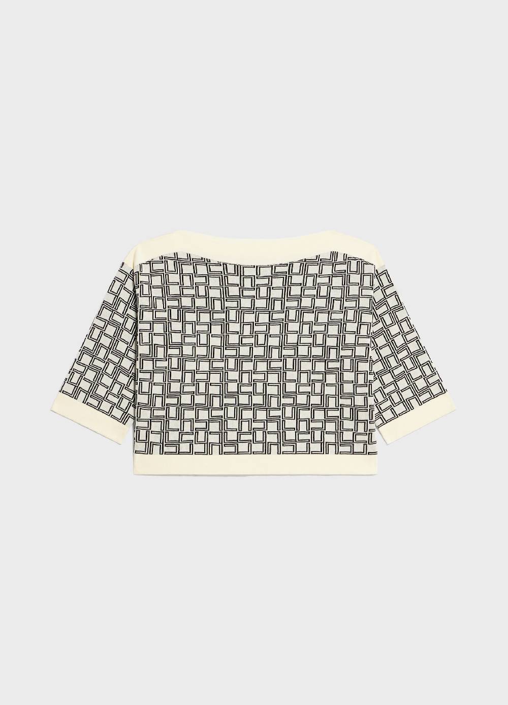 LES COPAINSMaglia tricot a maniche corte in puro cotone Moda