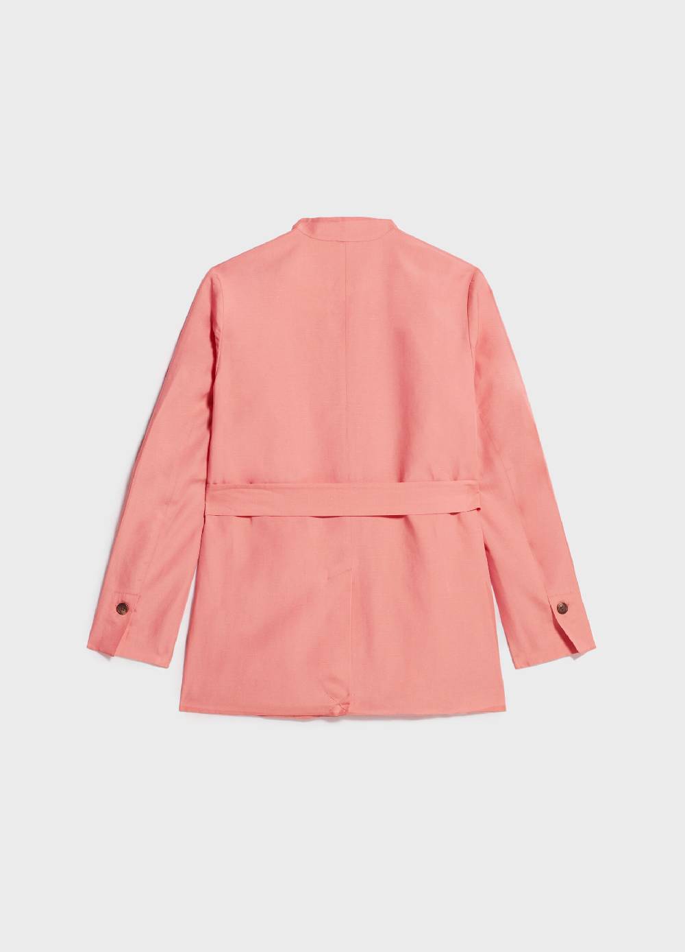 LES COPAINSBlazer misto lino con cintura In Linea
