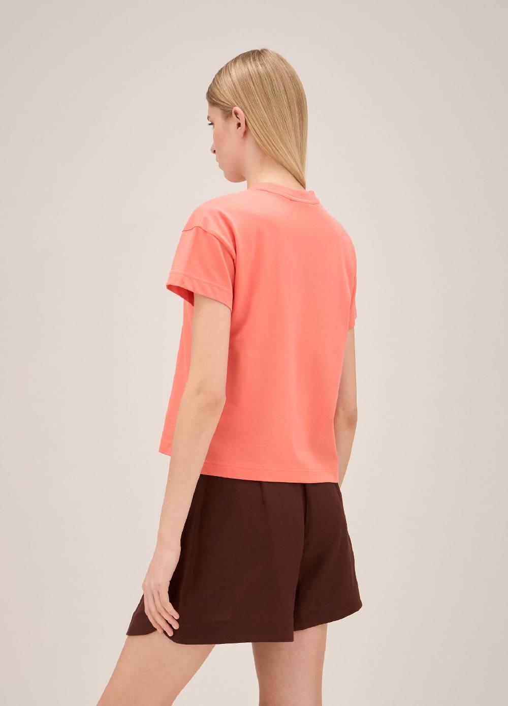 LES COPAINST-shirt in cotone con perline applicate Pezzi Unici