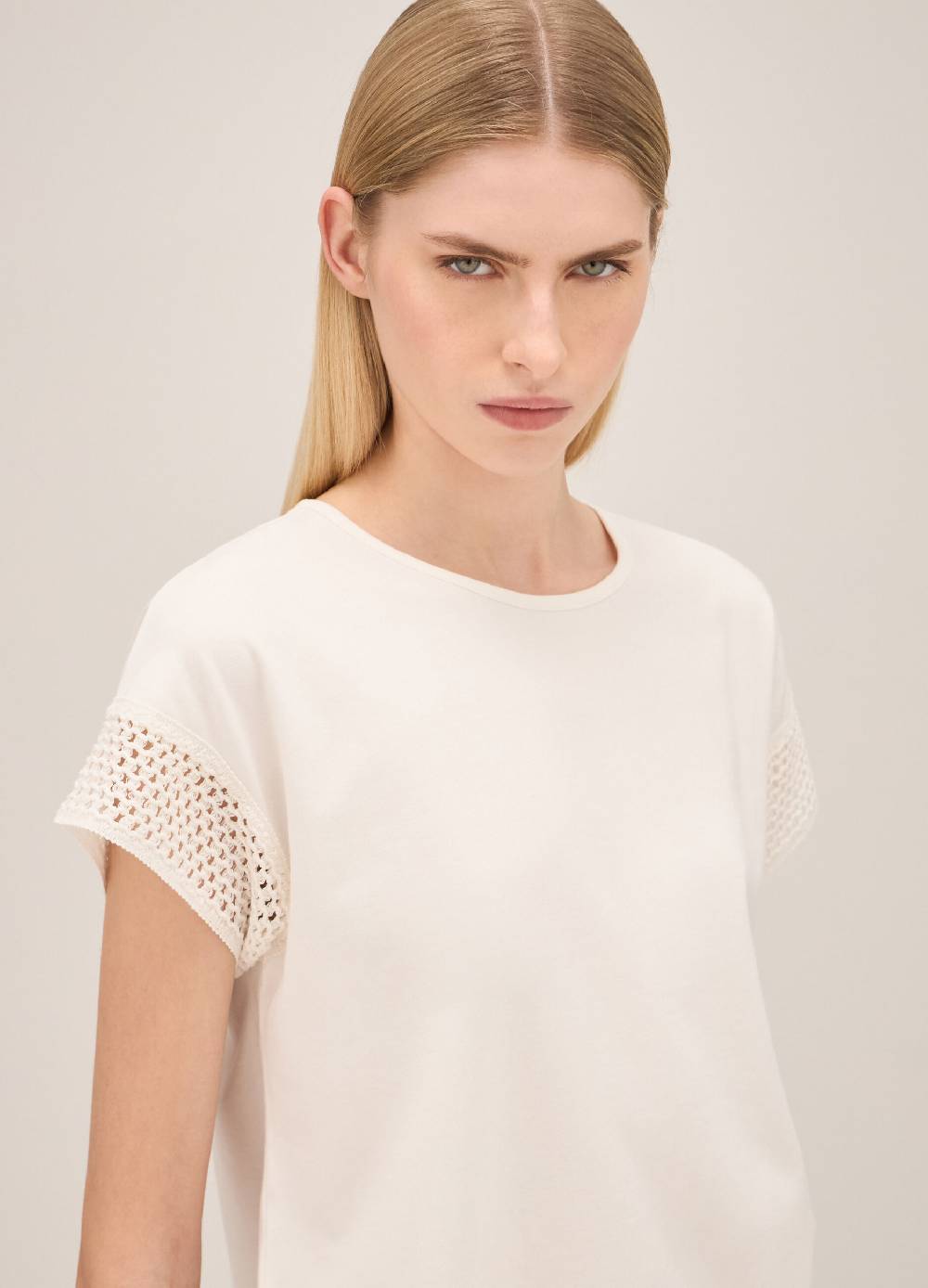LES COPAINST-shirt con inserti a rete Promozione Limitata