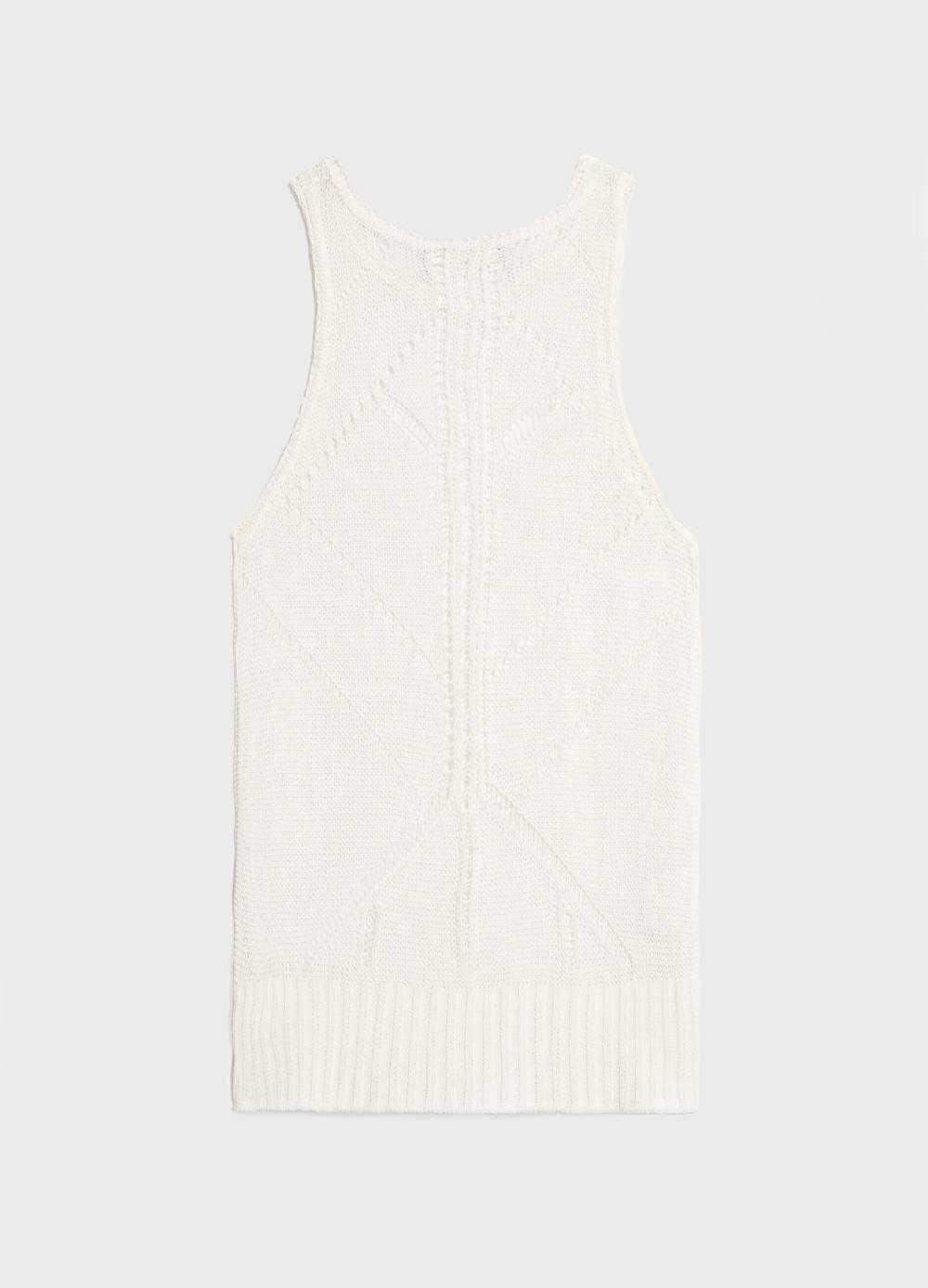 LES COPAINSCanotta tricot traforata Prezzo Ridotto