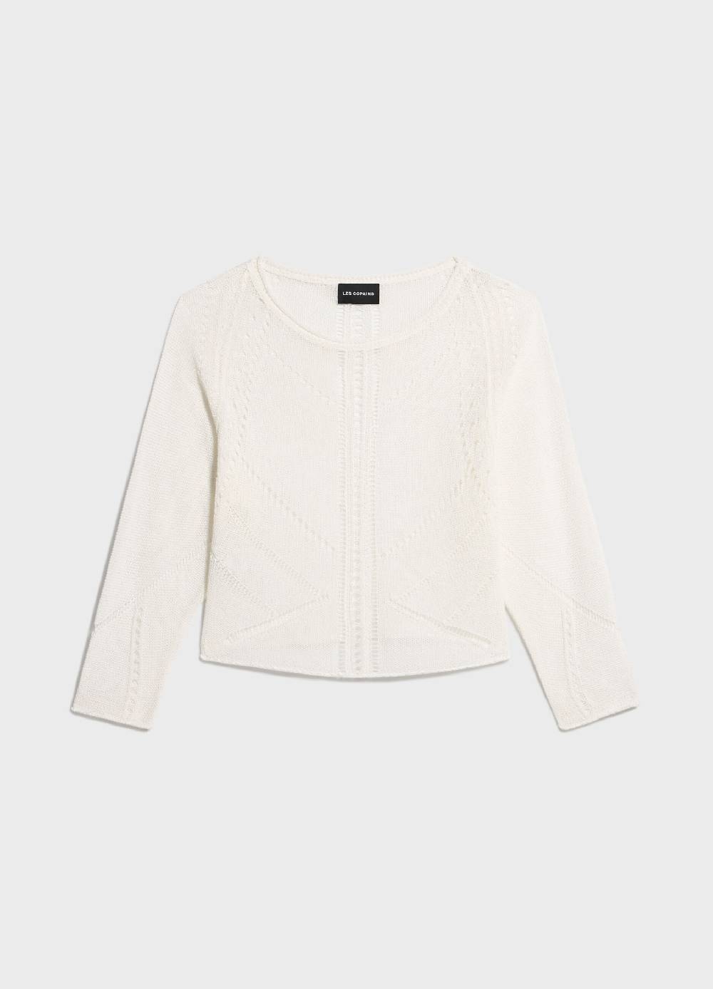 LES COPAINSMaglia tricot traforata Sottocosto