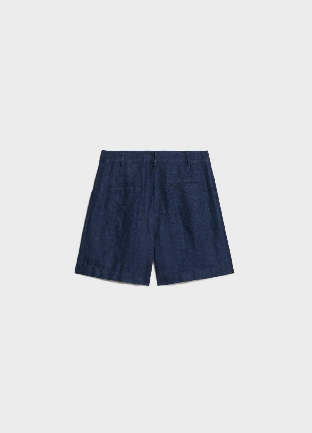 LES COPAINSPantaloni short in lino effetto denim Novità