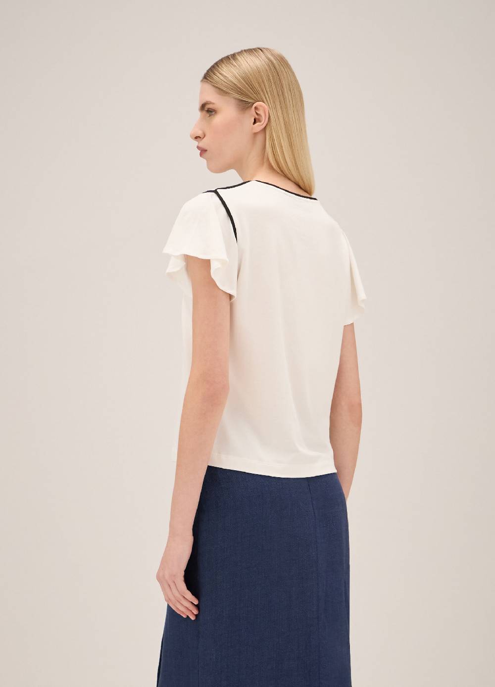 LES COPAINST-shirt con profili a contrasto Presa