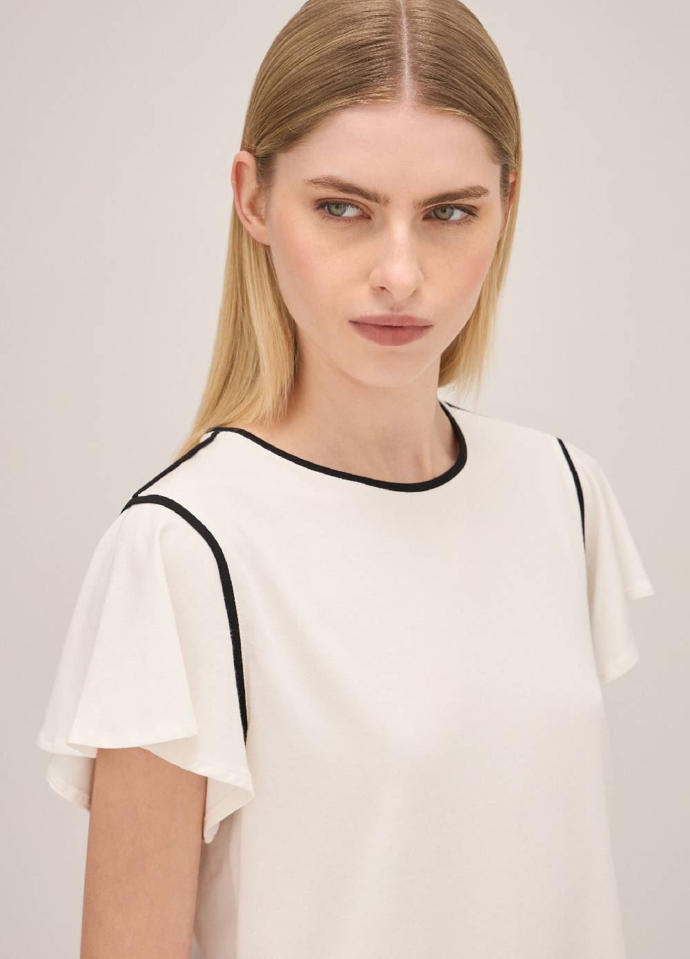 LES COPAINST-shirt con profili a contrasto Presa