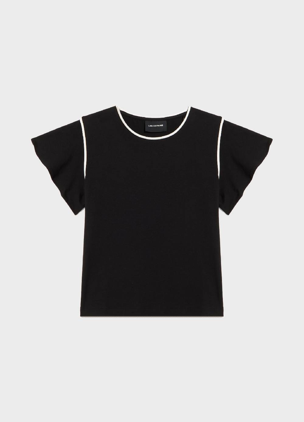LES COPAINST-shirt con profili a contrasto Vendita Economica