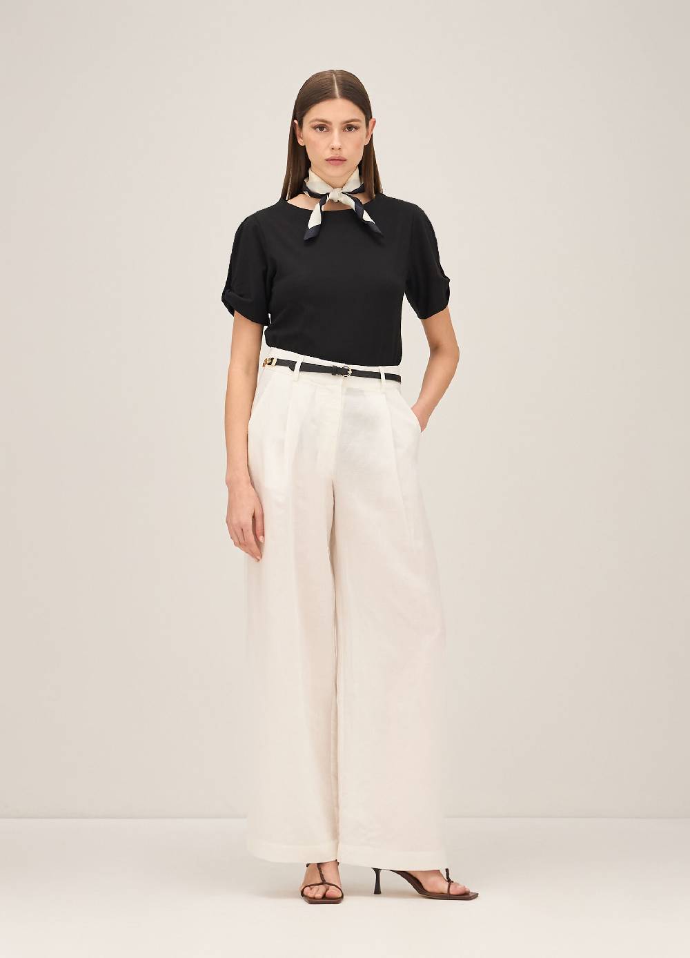 LES COPAINST-shirt in cotone e modal Vendite Flash