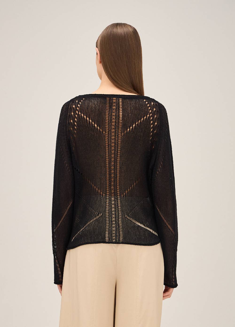 LES COPAINSMaglia tricot traforata Negozio